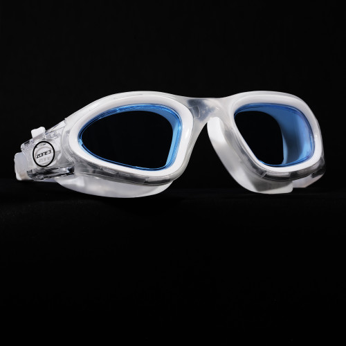 ZONE3 - Vapour - Clear/White - Lens : Tinted Blue - Unisex - 2025 ZONE3 - Vapour - Clear/White - Lens : Tinted Blue - Unisex - 2025