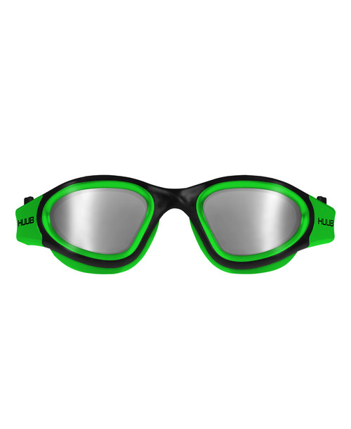 HUUB - Aphotic Unisex Swim Goggles - Green - Polarised & Mirror Finish