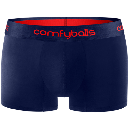 Comfyballs - Performance Regular Men's Boxers - Navy/Racing Red