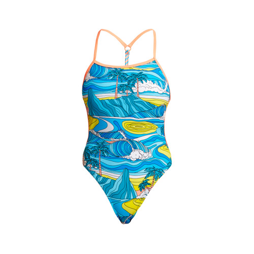 Funkita - Women's Twisted One-Piece Swimming Costume - Summer Bay