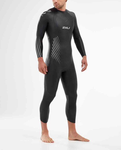 2XU - P:1 Propel Men's Wetsuit - Black/Silver Shadow - Ex-Rental, One Hire - 2022