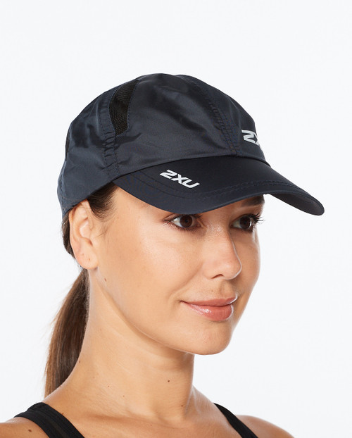 2XU - Unisex Run Cap - Midnight/White