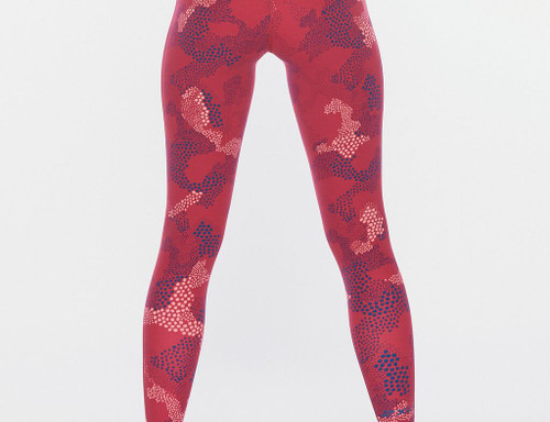 2XU - Women's Print Fitness Hi-Rise Compression Tights - Blossom Camo/Poseidon - Spring/Winter 2020 2XU - Women's Print Fitness Hi-Rise Compression Tights - Blossom Camo/Poseidon - Spring/Winter 2020