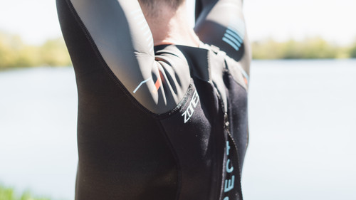 ZONE3 - Women's Aspect 'Breaststroke' Wetsuit - Black/Blue/Orange ZONE3 - Women's Aspect 'Breaststroke' Wetsuit - Black/Blue/Orange