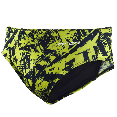 Orca - Swim Briefs - Men's - Blue Lime