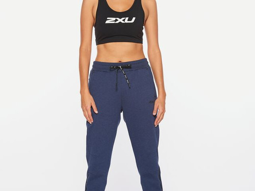 2XU - Commute Trackpant - Women's - Navy Marle/Black 2XU - Commute Trackpant - Women's - Navy Marle/Black