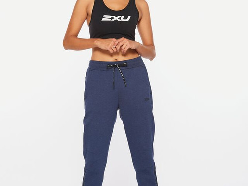 2XU - Commute Trackpant - Women's - Navy Marle/Black 2XU - Commute Trackpant - Women's - Navy Marle/Black