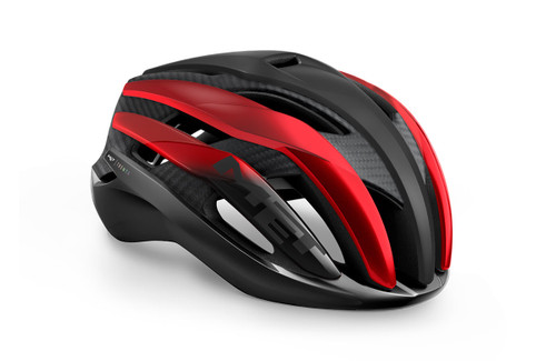 MET - My21 Trenta 3K Cycle Helmet - Carbon Black/Red