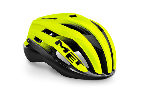 MET - My21 Trenta MIPS Road Cycling Helmet - Black/Yellow