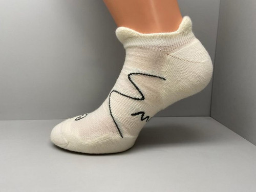 MOGGANS - No Show Socks - White - Unisex