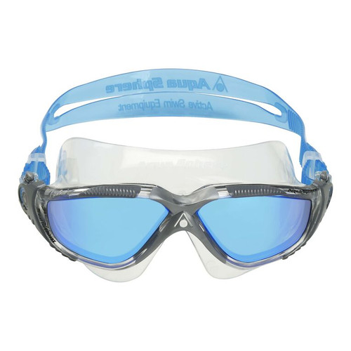 Aquasphere - Vista Transparent Gray Lenses Mirror Blue