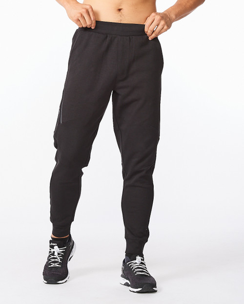 2XU - Commute Trackpant - Men's - Black/Turbulence 2XU - Commute Trackpant - Men's - Black/Turbulence