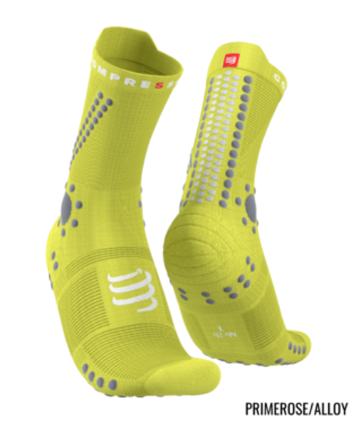 Calcetines de Trail Running Pro Racing Socks v4.0 Primerose Alloy