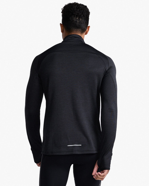 2XU - Ignition 1/4 Zip - Men's - Black/Silver Reflective 2XU - Ignition 1/4 Zip - Men's - Black/Silver Reflective
