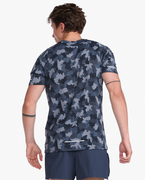 2XU - Light Speed Tee - Men's - Block Camo/Silver Reflective