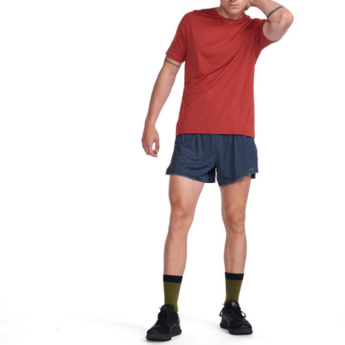 2XU - Light Speed Tee - Men's - Chilli Oil/Black Reflective