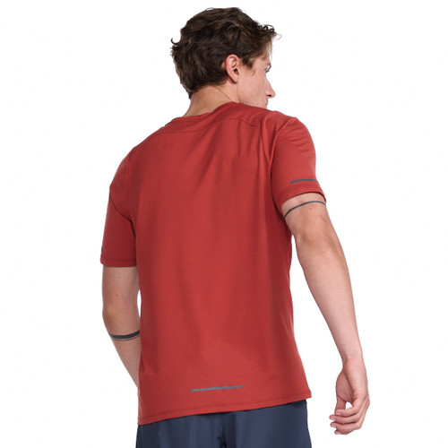 2XU - Light Speed Tee - Men's - Chilli Oil/Black Reflective