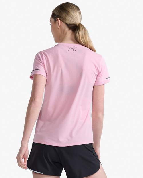 2XU - Aero Tee - Women's - Cameo/Black Reflective