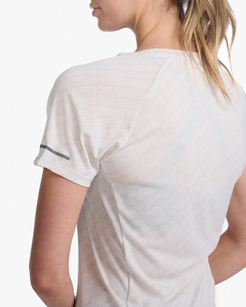 2XU - Light Speed Tee - Women's - TTY Script/Black Reflective