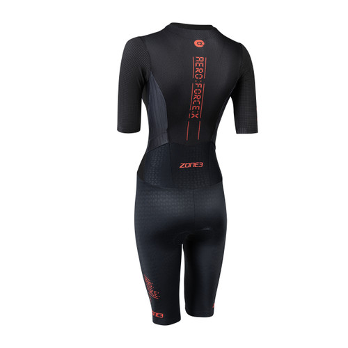 ZONE3 - Aeroforce X II Short Sleeve Trisuit - Women's - Black - 2025