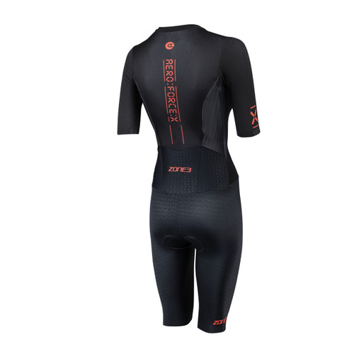ZONE3 - Aeroforce X II Short Sleeve Trisuit - Women's - Black - 2025