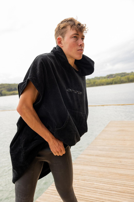 Orca - Cotton Poncho - Black - 2025 Orca - Cotton Poncho - Black - 2025