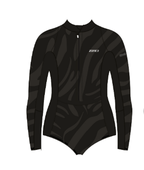 Zone3 - Yulex Long Sleeve Swimsuit - Women's - Obsidian - 2024
