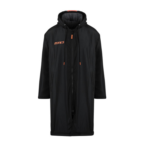 Zone3 - Recycled Parka Changing Robe - Black/Orange - 2024