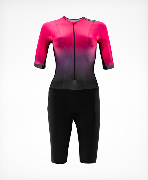 HUUB - Collective Trisuit - Women's - Black/Rose Fade - 2025 HUUB - Collective Trisuit - Women's - Black/Rose Fade - 2025