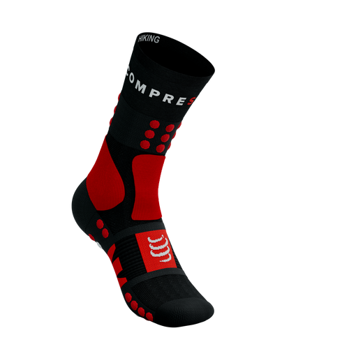 Compressport - Hiking socks - Black/Core Red/White