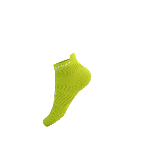 Compressport - Pro Racing Socks v4.0 Run Low - Green Sheen/White