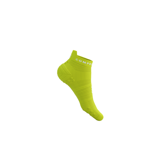 Compressport - Pro Racing Socks v4.0 Run Low - Green Sheen/White