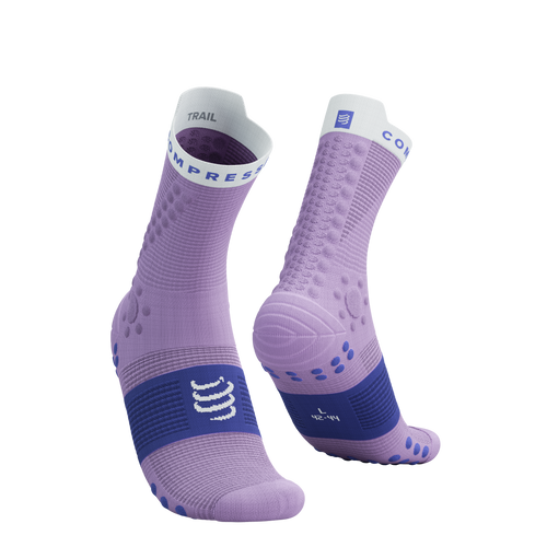 Compressport - Pro Racing Socks v4.0 Trail - Lupine/Dazzling Blue/White - 2024