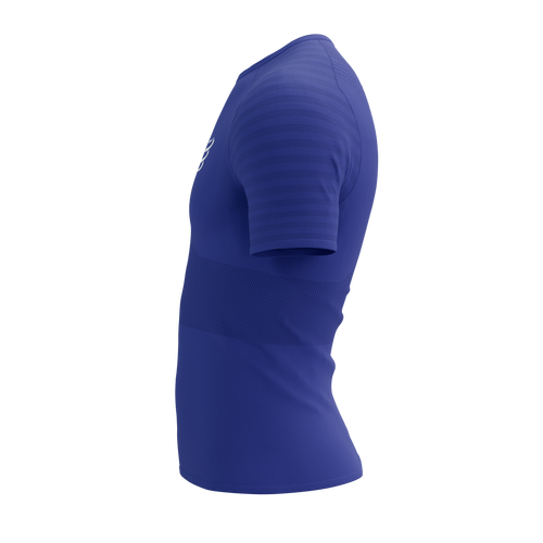 Compressport - Racing Short Sleeve Tshirt - Men's - Dazzling Blue/White Reflective Compressport - Racing Short Sleeve Tshirt - Men's - Dazzling Blue/White Reflective