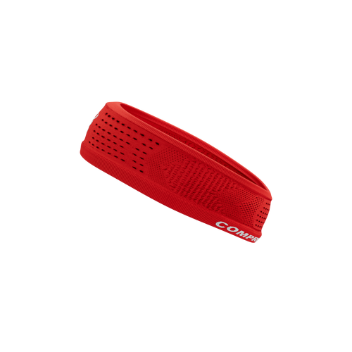 Compressport - Thin Headband On/Off - Core Red/White - 2025 Compressport - Thin Headband On/Off - Core Red/White - 2025