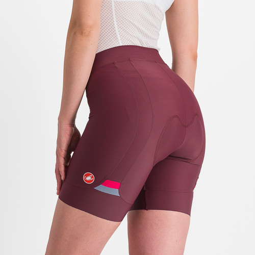 Castelli - Prima Short - Women's - DeepBordeaux/PersianRed