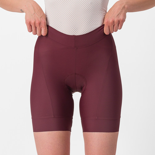 Castelli - Prima Short - Women's - DeepBordeaux/PersianRed