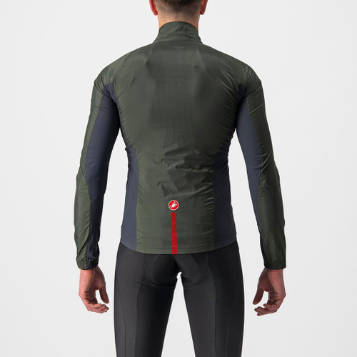 Castelli - Squadra Stretch Jacket - Men's - MilitaryGreen/DarkGrey