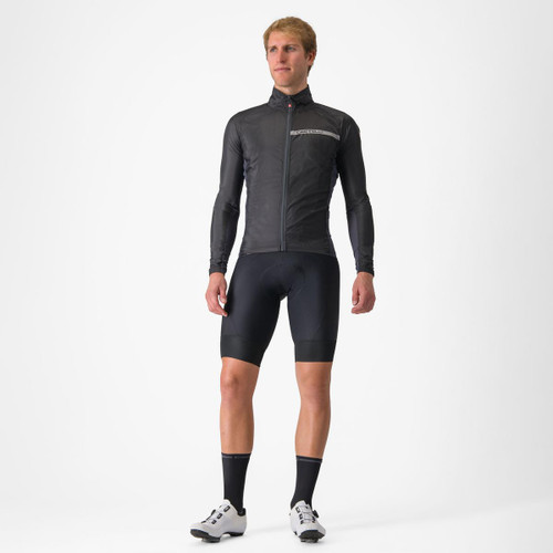 Castelli - Squadra Stretch Jacket - Men's - LightBlack/DarkGrey