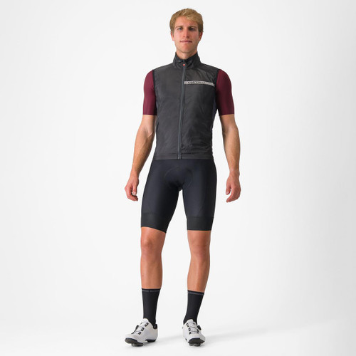 Castelli - Squadra Stretch Vest - Men's - LightBlack/DarkGrey