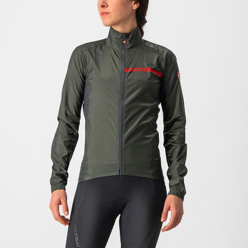 Castelli - Squadra Stretch Jacket - Women's - MilitaryGreen/DarkGrey - 2024