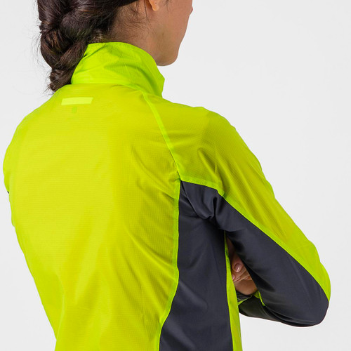Castelli - Squadra Stretch Jacket - Women's - ElectricLime/DarkGrey