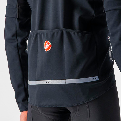 Castelli - Perfetto Ros 2 Convertible Jacket - Men's - LightBlack/BlackReflex
