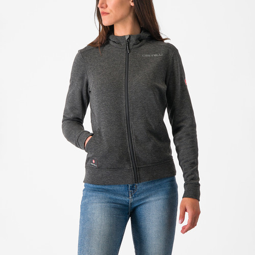 Castelli - Milano 2 Full Zip Fleece - Women's - DarkGrey