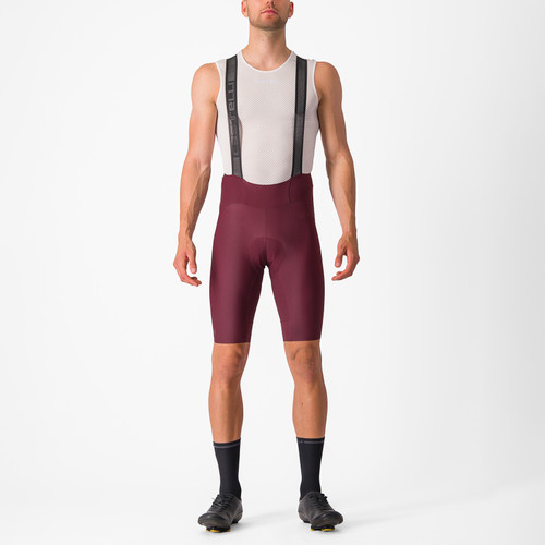 Castelli - Espresso Bib Short - Men's - DeepBordeaux - 2024