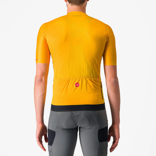 Castelli - Unlimited Endurance Jersey - Men's - Goldenrod/RichRed Castelli - Unlimited Endurance Jersey - Men's - Goldenrod/RichRed