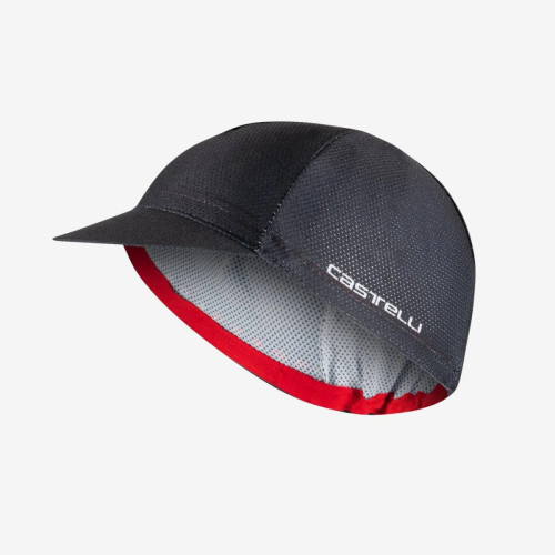 Castelli - Rosso Corsa 2 Cap  - Black - 2024