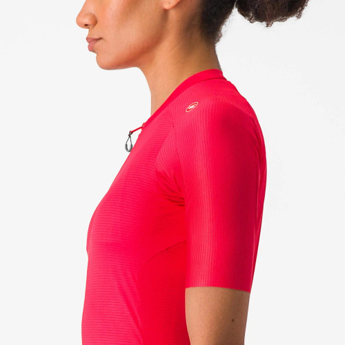 Castelli - Espresso Jersey - Women's - Hibiscus/DarkGrey - 2025 Castelli - Espresso Jersey - Women's - Hibiscus/DarkGrey - 2025