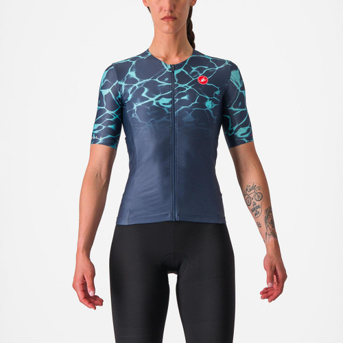 Castelli - Free Speed 2 Race Top  - Women's - BelgianBlue/LightTurquoise - 2024