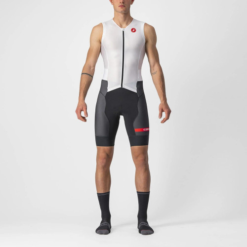 Castelli - Free Sanremo 2 Suit Sleeveless  - Men's - White/Black - 2024